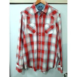 American Rag Men's Long Sleeve Button Up (Snap On) SIZE LARGE